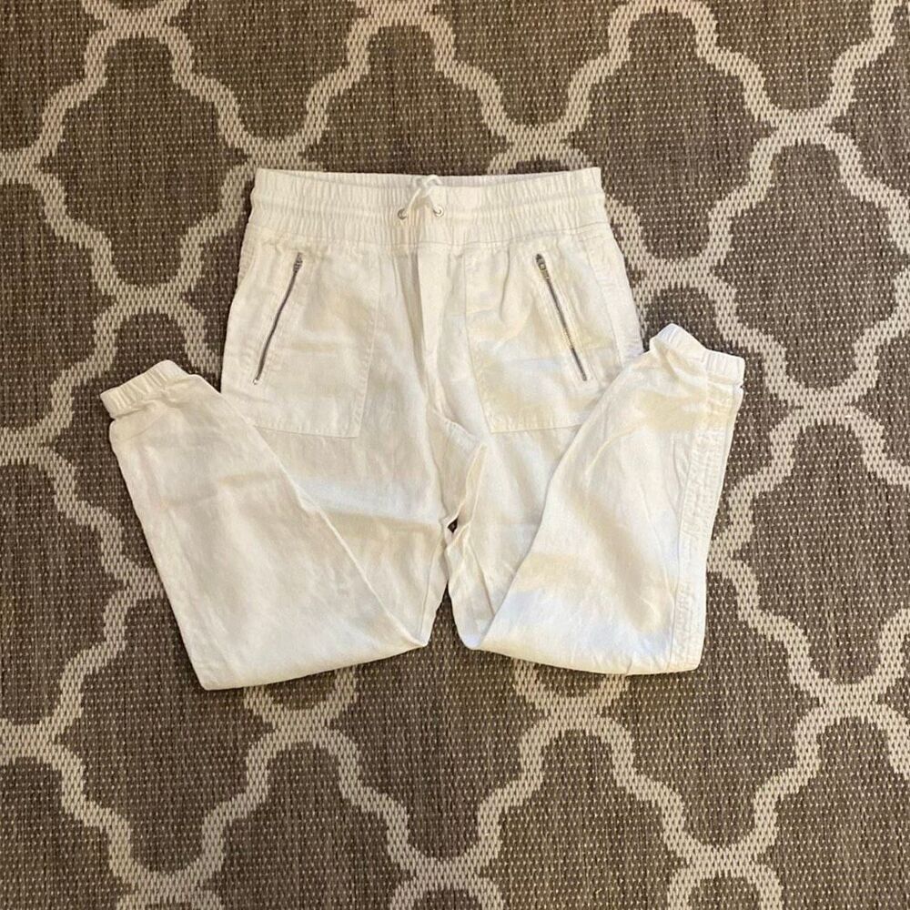 Athleta Cabo linen joggers women’s size 6